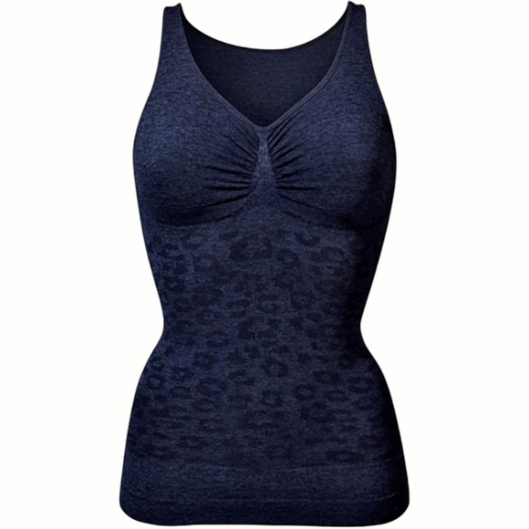 Shape Wear Camisole Fairy Grunge Goth Y2K Women S Black Floral Stretch Wireless - Picture 1 of 11